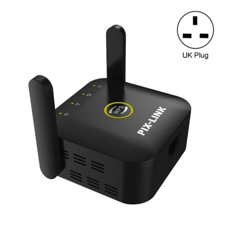 PIX-LINK WR22 Amplificateur de signal sans fil Wifi 300 Mbps Type de prise : prise britannique (noir)