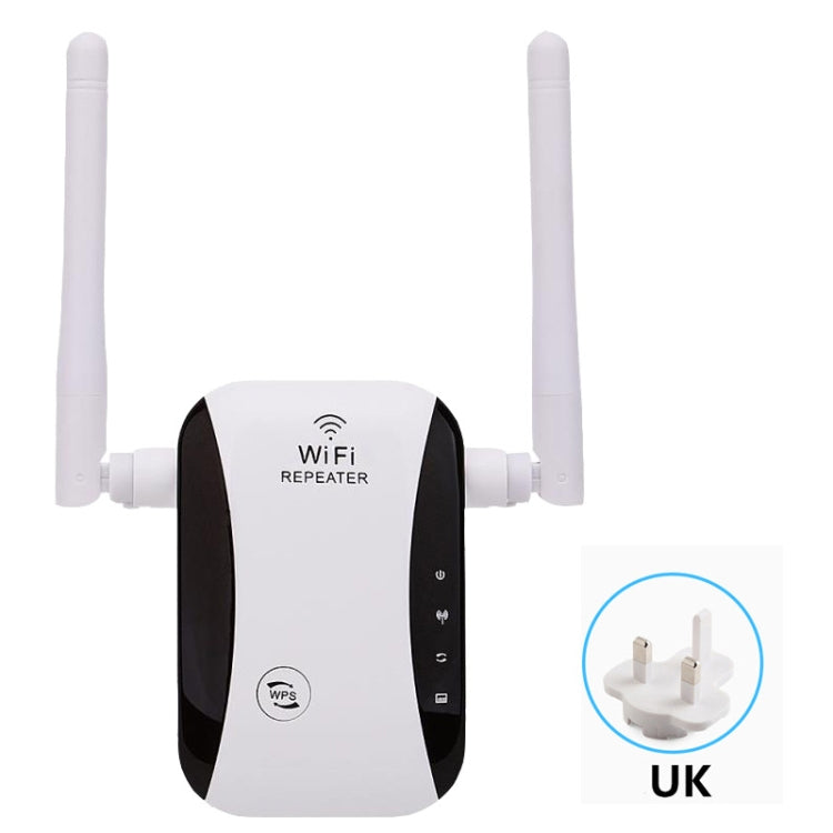 KP300T 300Mbps Home Mini WiFi Signal Booster Repeater Wireless Network Router Plug Type: UK Plug