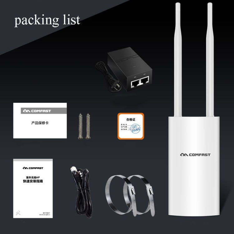 EW71 300Mbps Comfast Outdoor High Power Wireless Coverage AP Router (UK Plug)