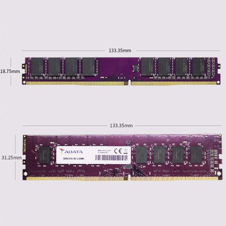 Module mémoire Pour ordinateur de bureau Capacité de mémoire ADATA DDR4 2666 : 8 Go