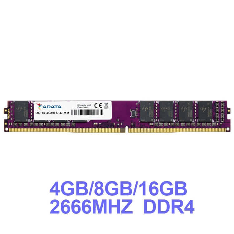 Module mémoire Pour ordinateur de bureau Capacité mémoire ADATA DDR4 2666 : 16 Go