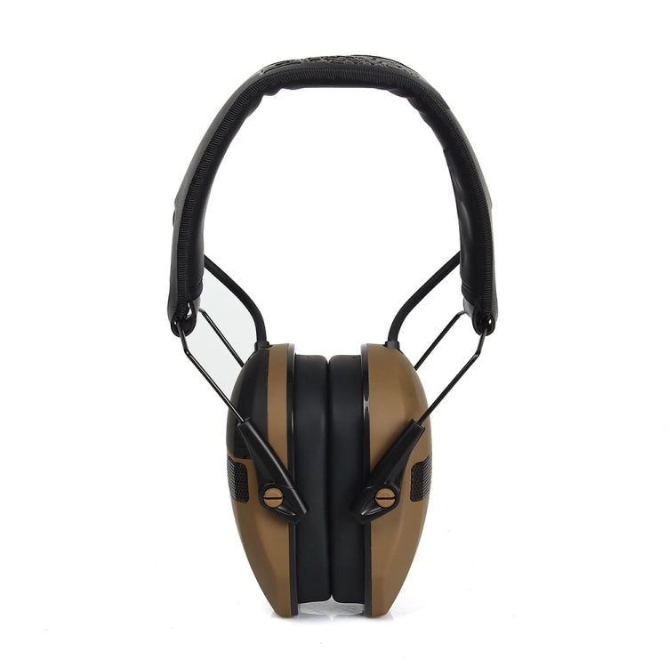 Auriculares tácticos con cancelación de ruido para caza al aire libre protección auditiva para disparos electrónicos Orejeras plegables (caqui)