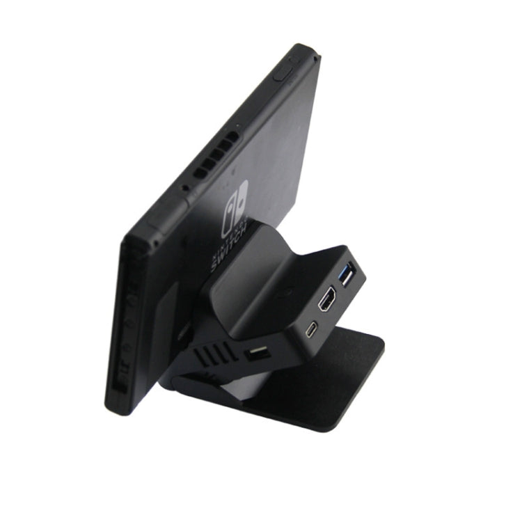 Portable Charging Dock Cooling Video Projection Converter For Switch Product Color: Keyboard and Mouse