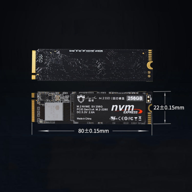 JingHai M.2 PCIe NVMe SSD Interface Solid State Drive SSD de bureau haute vitesse pour ordinateur portable Capacité : 1 To