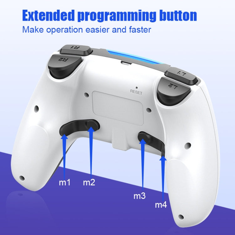 Game Mobile ELite Version Manette Bluetooth pour PS4 (Blanc)