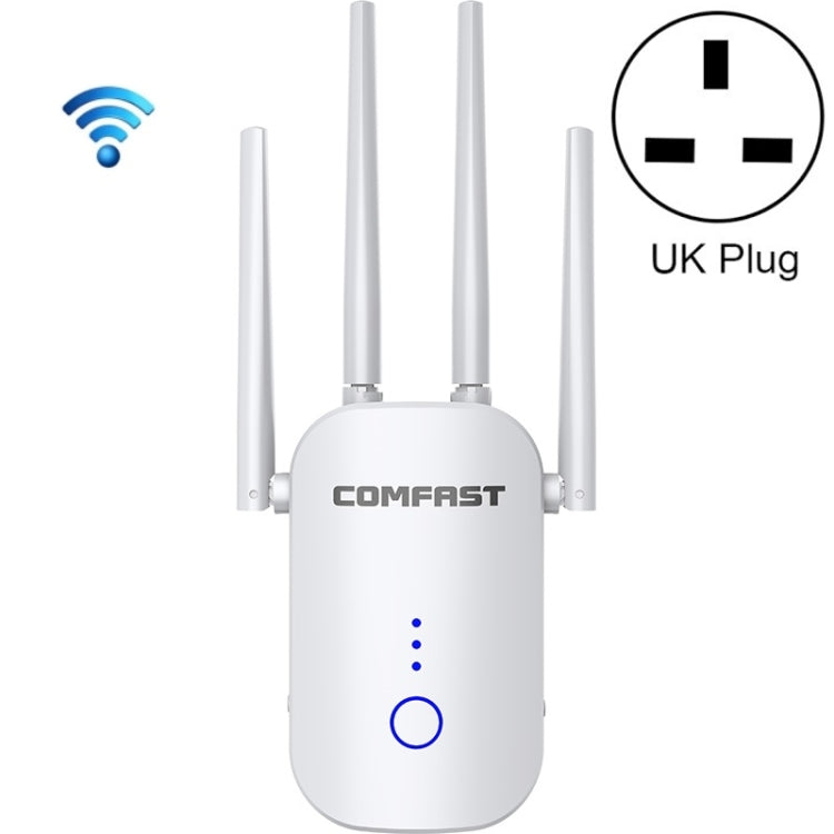 COMFAST CF-WR758AC Dual FREQUENCY 1200MBPS Wireless Repeater 5.8g WiFi Signal Booster UK Plug