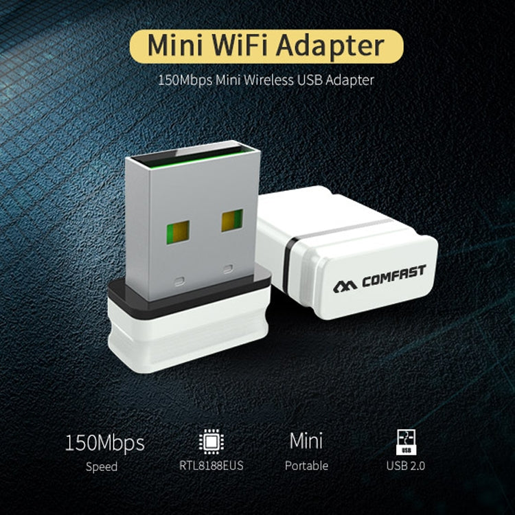 COMFAS CF-WU810N 150Mbps USB Wireless Network Card For Desktop Laptop