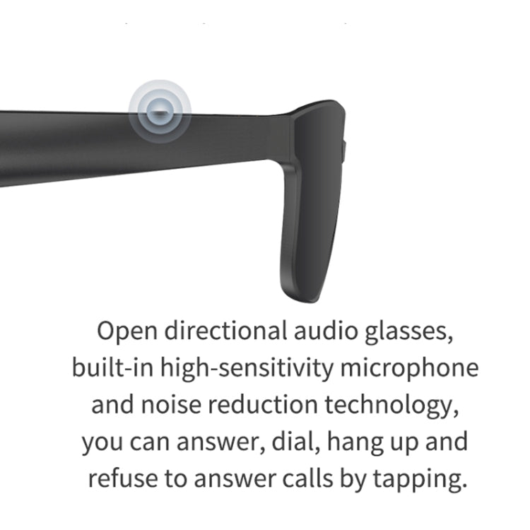 A13 Smart Audio Sunglasses Bluetooth Headphones (Brown)