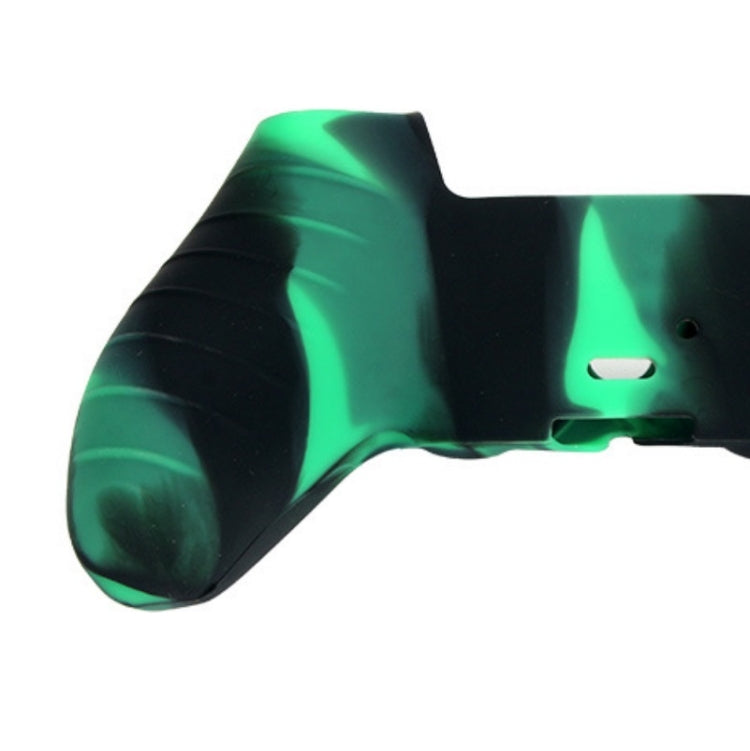 2 Stück Silikon Game Handle Cover Anti-Rutsch-Griffschutz für PS5 (Dunkelgrün)