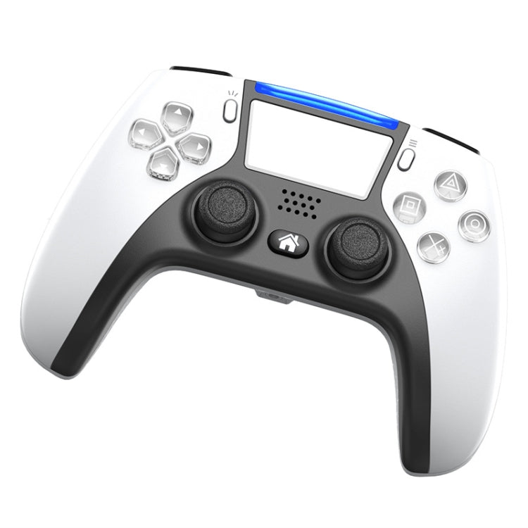 Manette de jeu Bluetooth sans fil pour PS4 / PS5 (Blanc)