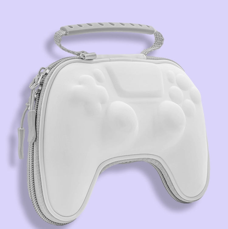 2 PCS Gamepad Storage Bag EVA Housse de protection portable pour PS5 (Blanc)
