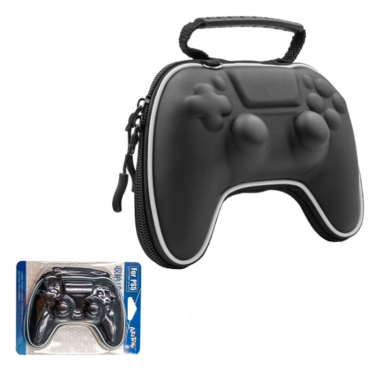 2 PCS Gamepad Aufbewahrungstasche EVA Tragbare Schutzhülle für PS5 (Schwarz)