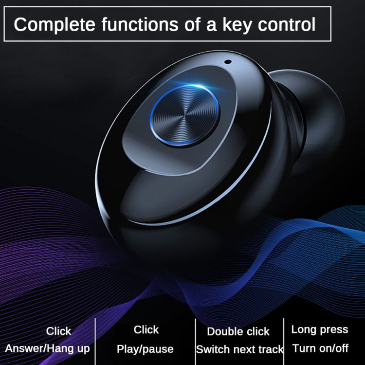XG-12 TWS Sports Mini Auricular Bluetooth Inalámbrico Stereo Digital (Rosa)