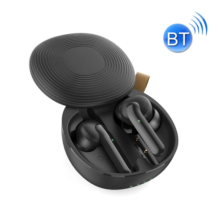 V1 TWS Auricular Bluetooth Inalámbrico con Pantalla Digital Stereo binaural con cancelación de ruido (Dream Black)