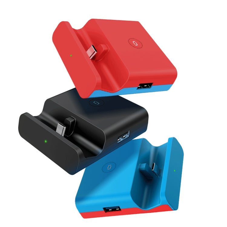 Transfer NS06 Video Converter HDMITV Base Charging Dock pour Switch Portable Type-C (Rouge)