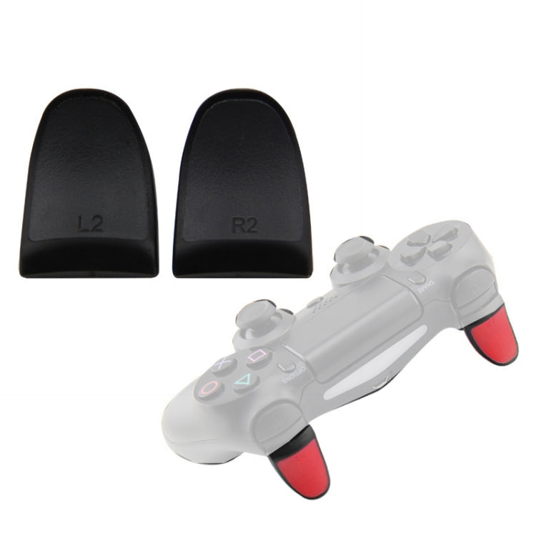 2 Paar L2R2 Gamepad Extended Buttons Buttons geeignet für PS4 (Schwarz)
