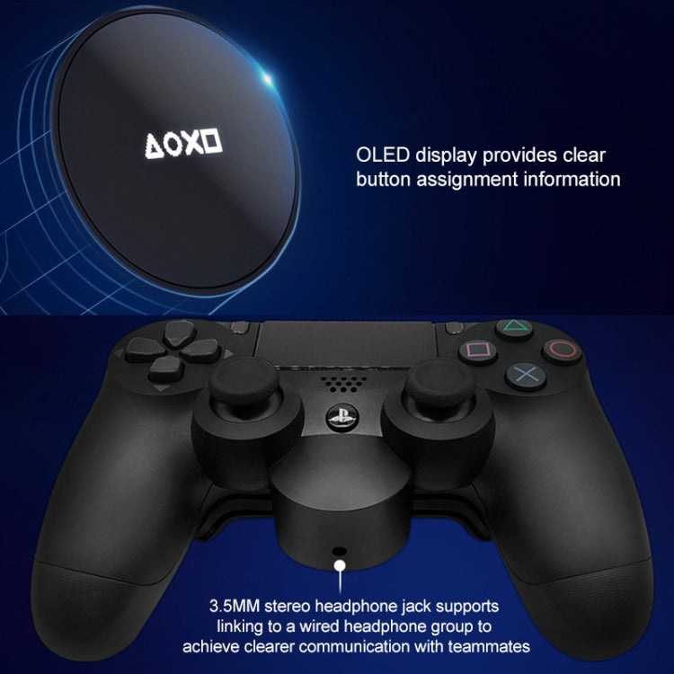 Heart For Game Controller Key on the Back Side of the Connect Key Additional Buttons on the Back Connect the Back Extension Unit For PS4