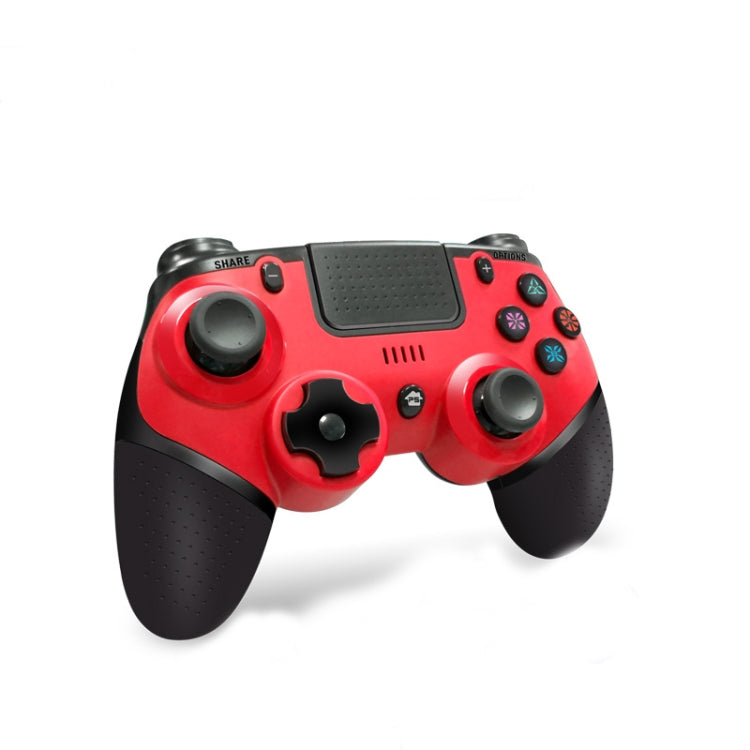 Controlador Inalámbrico Bluetooth 4 en 1 gamepad Para PS4 / Interruptor (Negro con Rojo)