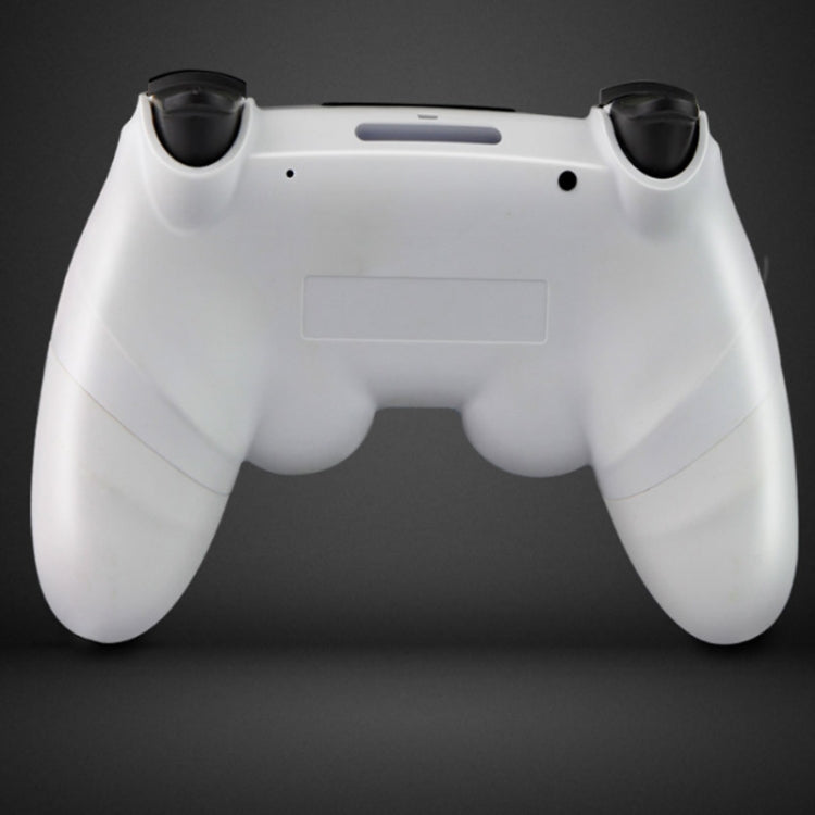 Manette de jeu sans fil Bluetooth 4 en 1 pour PS4 / Switch (blanc avec noir)