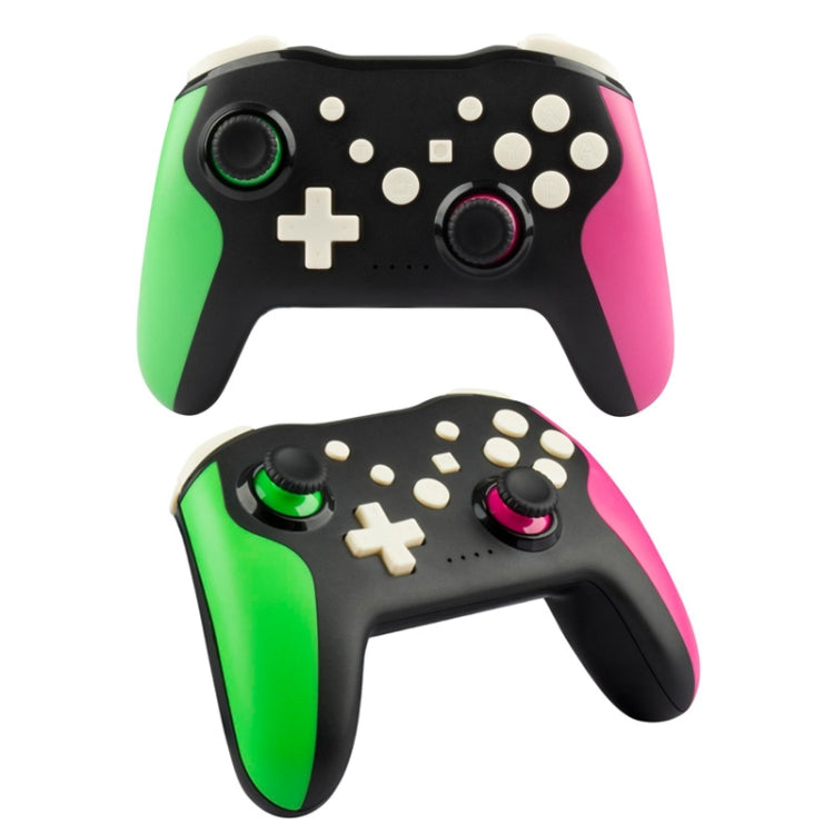 NS009 6-Axis Vibration Wireless Bluetooth Gamepad For Switch Pro (Green and White)