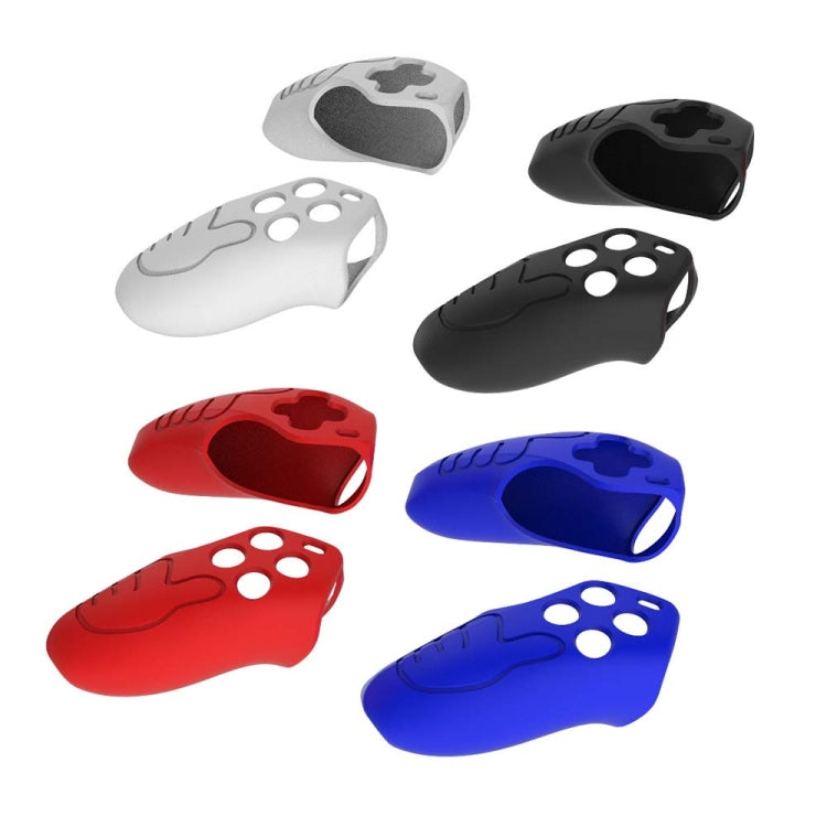 Game Handle Non-slip Protective Cover Silicone Thick Thumb Sleeve RockerCap For PS5 (White)