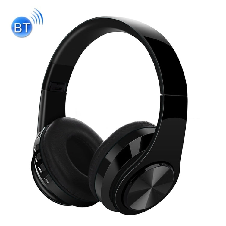 FG-69 Wireless Bluetooth Headphones Subwoofer Headphones for Mobile Computer (Black)