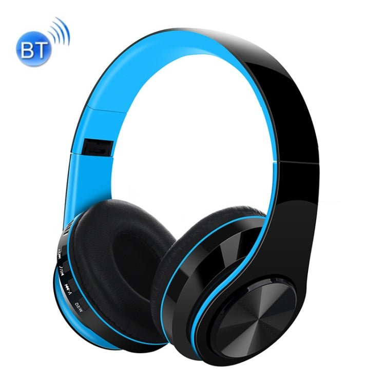 FG-69 Wireless Bluetooth Headphones Subwoofer Headphones for Mobile Computer (Blue)