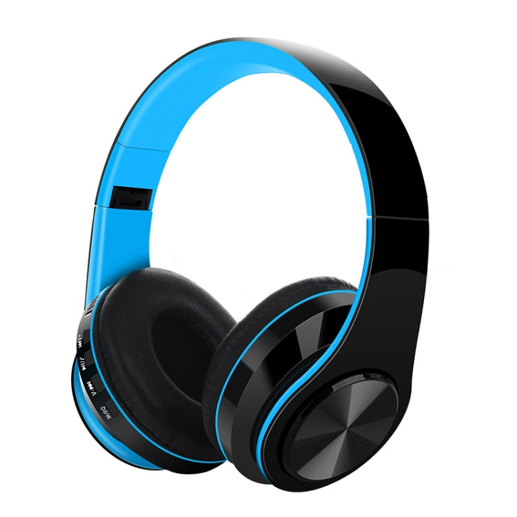 FG-69 Auriculares Inalámbricos Bluetooth Subwoofer Auriculares para computadora Móvil (Azul)