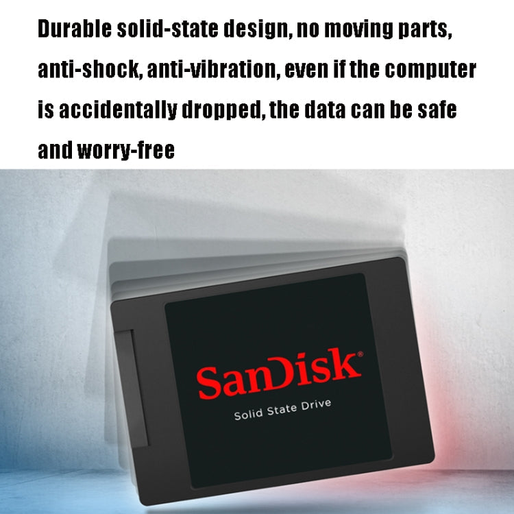 SanDisk SDSSDA 2.5 pulgadas Notebook SATA3 Computadora de escritorio Unidad de estado sólido Capacidad: 240GB