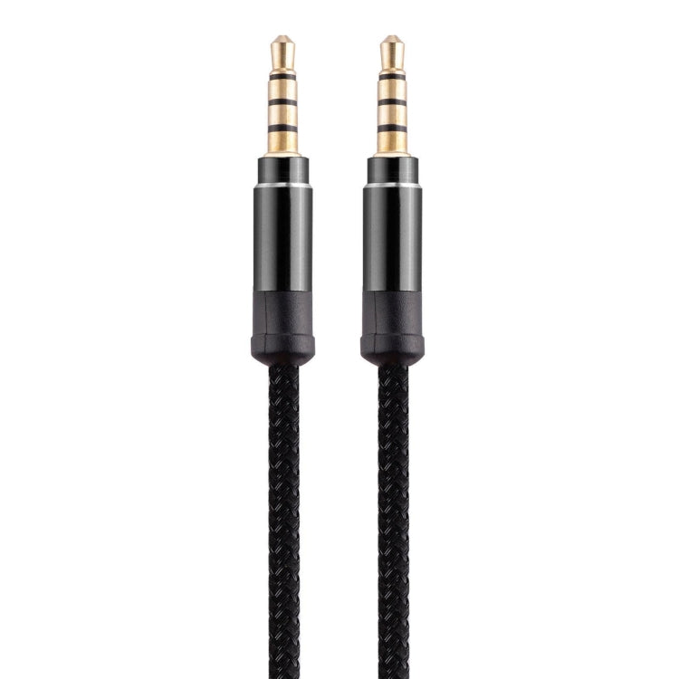 Cable de Audio AUX con Conector chapado en Oro Stereo de coche Macho a Macho de 3.5 mm para dispositivos Digitales estándar AUX de 3.5 mm longitud: 3 m (Negro)
