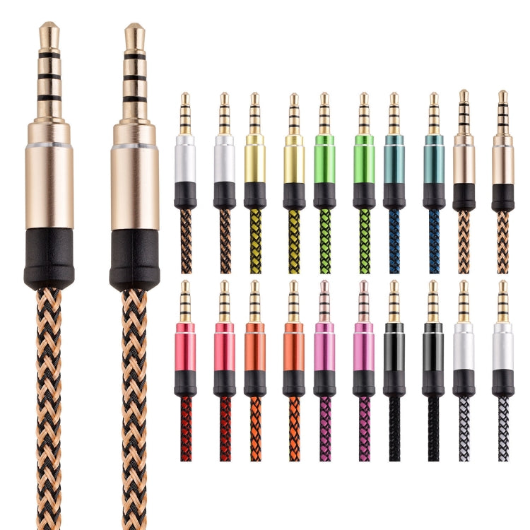 AUX Audio Cable with 3.5mm Stereo Gold-plated Plug Male to Male for standard 3.5mm AUX Digital devices Length: 3m