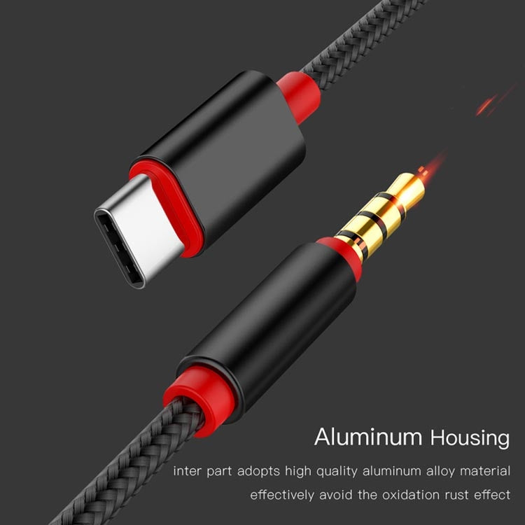 4 Pieces 3.5mm to Type C Audio Cable Microphone Recording Adapter Cable Live Sound Card Cable for Mobile Phone (Gold)
