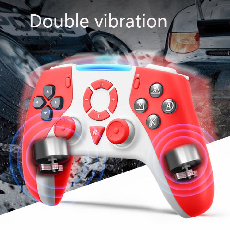 S02 Wireless Bluetooth Bluetooth 6-Axis Gyroscope Game Handle For Switch Pro (Red)