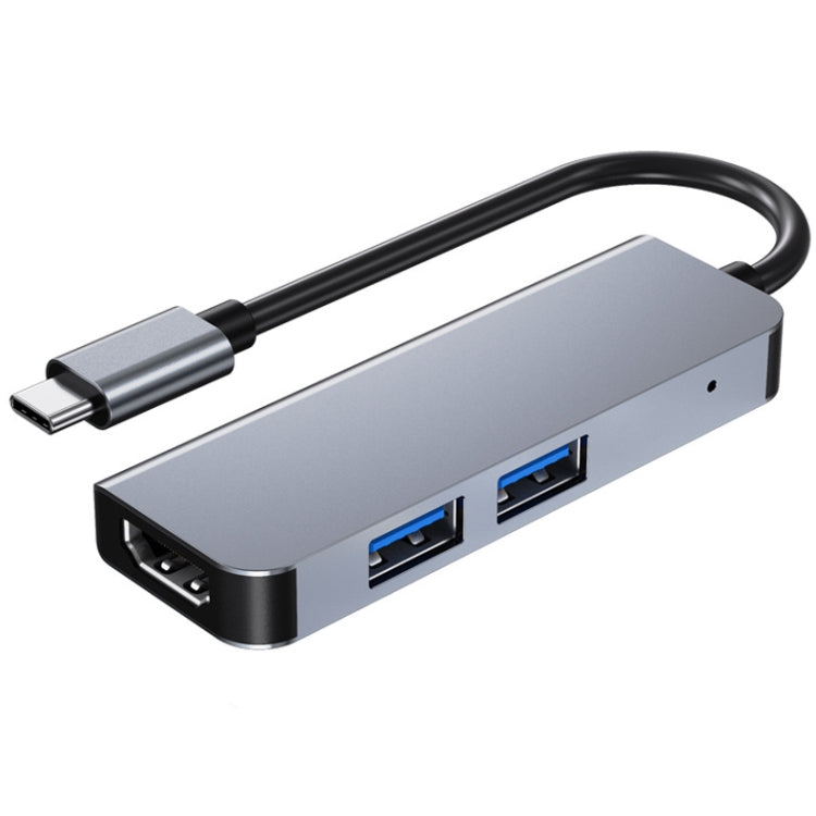 3 en 1 USB-C / TYPE-C a 4K HDMI + 2 Puertos USB 3.0 Multifuncional Hub Docking Station