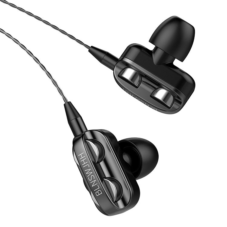3.5mm In-Ear Headphones Tuning Controlled by Smartphone (Single Speaker (Black))