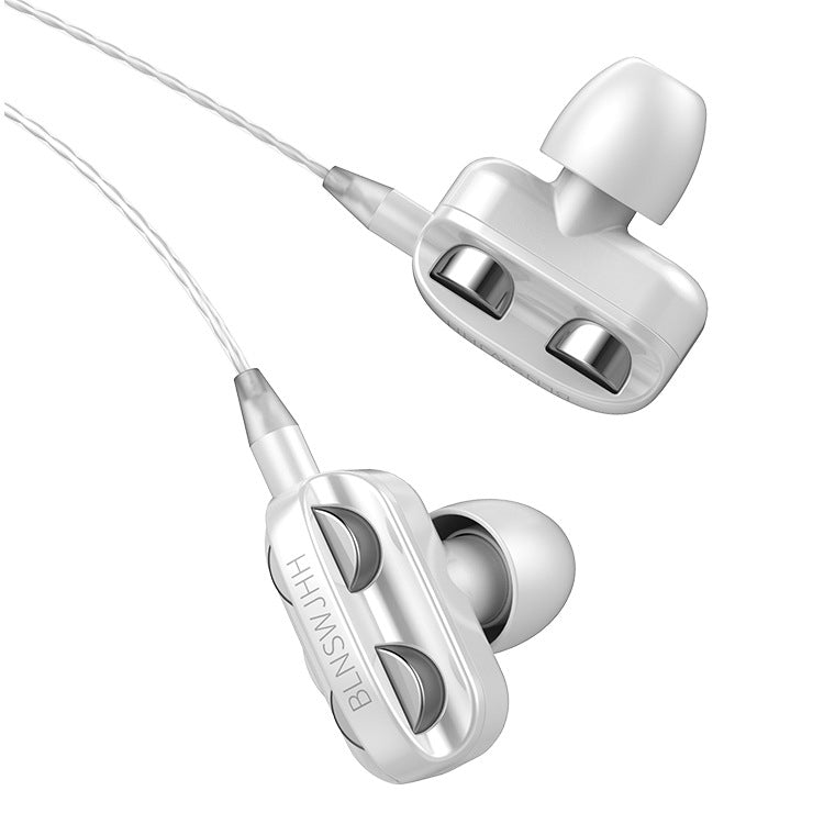 3.5mm In-Ear Headphones Tuning Controlled by Smartphone (Speaker (Pearl White))
