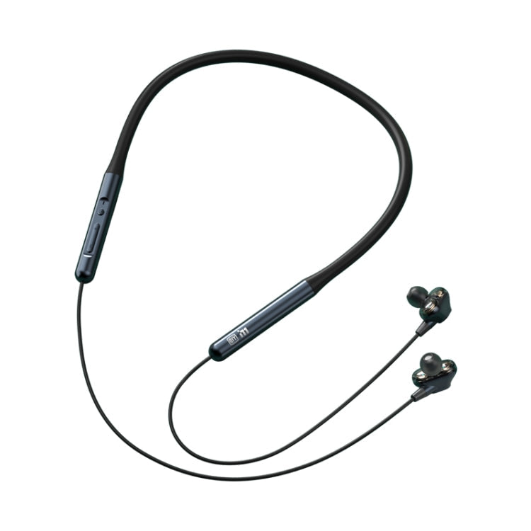 S870 Cuello Colgando Ejercicio Inalámbrico Bluetooth Auricular (Gris)