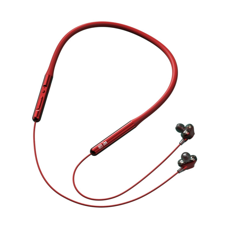 S870 Neck Hanging Exercise Wireless Bluetooth Earphone (Red)
