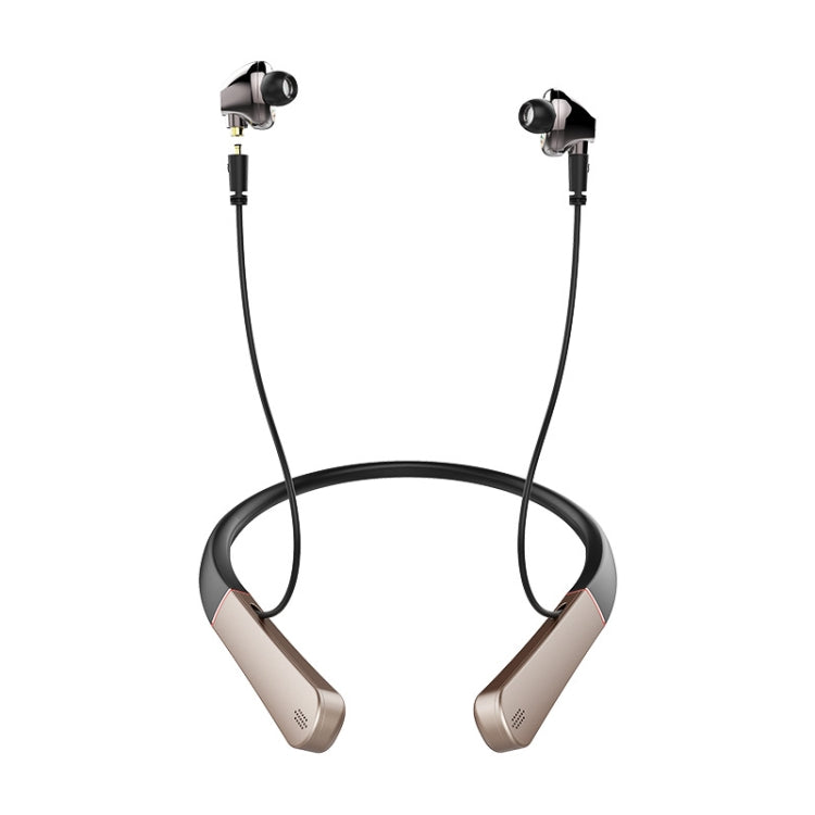 M2S Cuello Colgante Bluetooth Universal In-Ear Sports Auricular Inalámbrico (Bluetooth + 3.5mm Line con Micrófono)