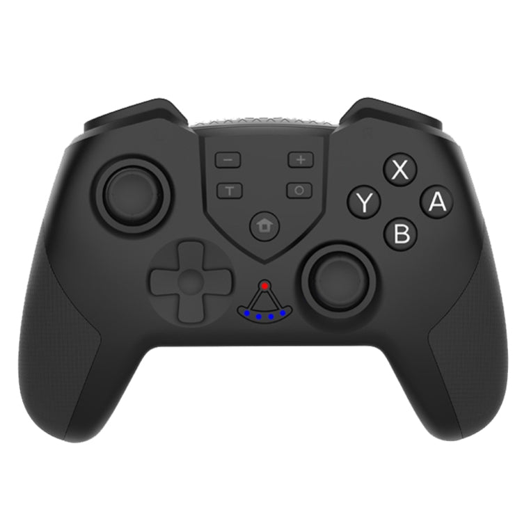 Poignée de jeu Bluetooth sans fil T23 avec poignée de fonction de programmation macro de vibration et de réveil pour Nintendo Switch Pro (noir)