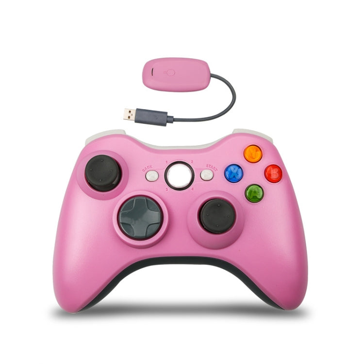 Controlador de juegos Inalámbrico 2.4G Para Xbox 360 (Rosa)