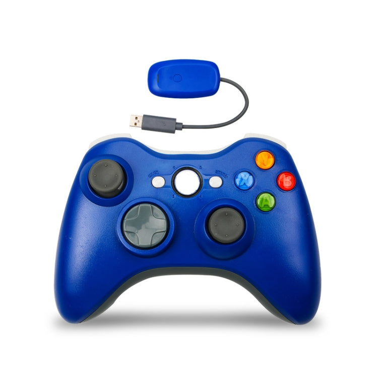 Controlador de juego Inalámbrico 2.4G Para Xbox 360 (Azul)