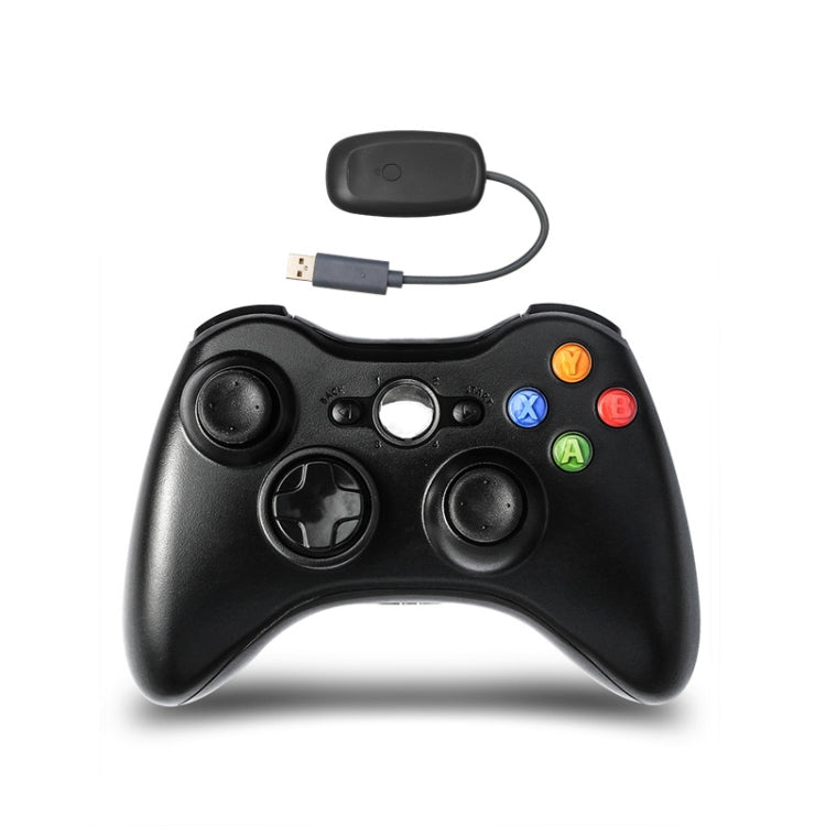 Manette de jeu sans fil 2.4G pour Xbox 360 (noir)