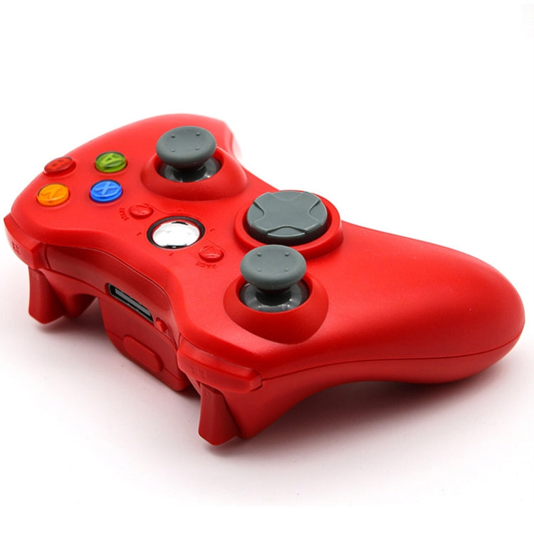 Manette de jeu sans fil 2.4G pour Xbox 360 (rouge)