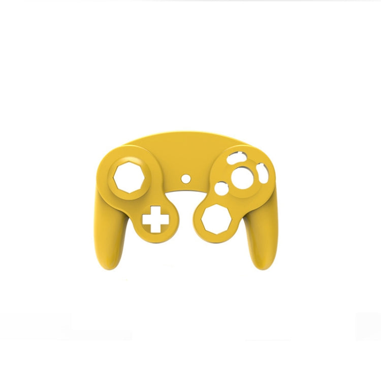 2 PCS game Single Point Handle Shell Replacement SHELL HANDLE Repair Parts For Nintendo NGC (Yellow)