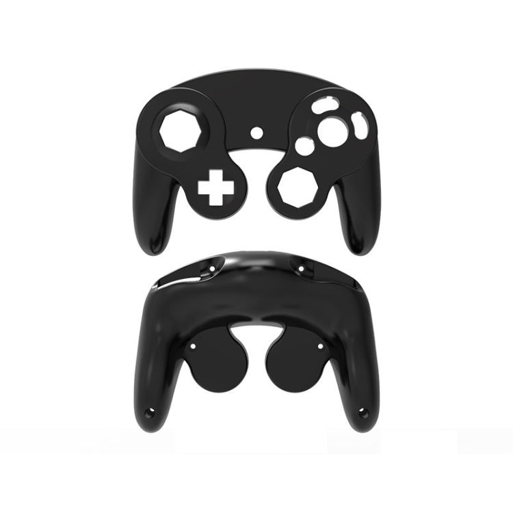 2 PCS Game Single Point Handle Shell Replacement SHELL HANDLE Repair Parts For Nintendo NGC (Black)