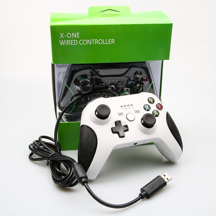 Gamepad con Cable compatible con el Controlador de PC Para Xbox One (Negro)