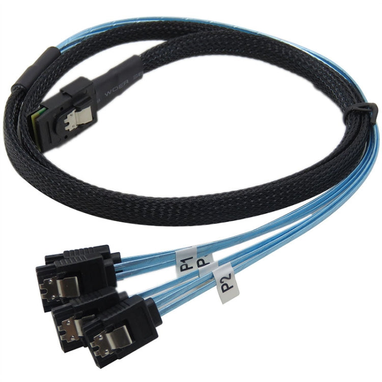 Mini SAS 36PIN SFF 8087 a 4 x 7P SATA Server longitud del Cable: 50 cm