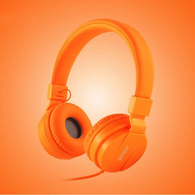 Gorsun GS-778 Casque de musique pour téléphone portable Casque pour enfants pour enfants (Orange)