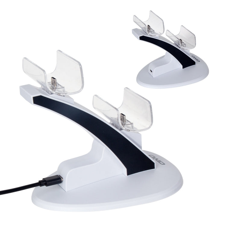 OIVOIV-P5234 Gamepad Aircraft Two-seater Charger For PS5 (White)